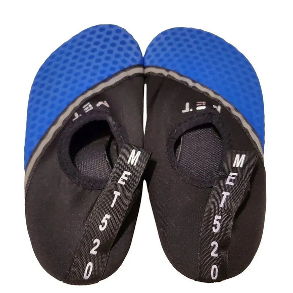 Met 520 Shoes - Met 520 Water Socks Blue Black Euro 34/35 US Size 5-5.5 Women Beach Pool New